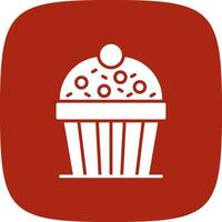 diseño de icono creativo de cupcake vector