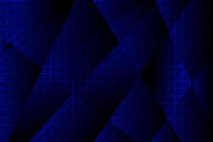 Blue and black with lines and dots abstract technology background. vector