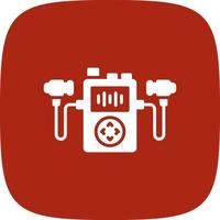 Mp3 Player Creative Icon Design vector