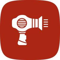 Hair Dryer Creative Icon Design vector