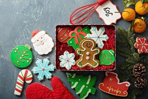 Christmas gingerbread and sugar cookies photo