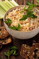 Homemade reuben dip with corned beef photo