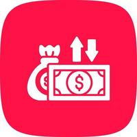 Cash Flow Creative Icon Design vector