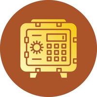 Safe Box Creative Icon Design vector