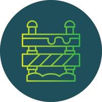Road Block Creative Icon Design vector