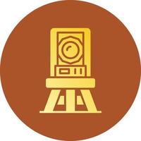 Theodolite Creative Icon Design vector