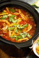 Slow cooker chicken taco soup photo