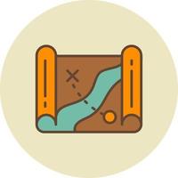 Map Creative Icon Design vector