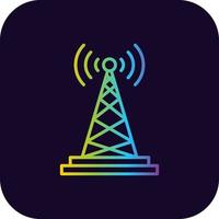 Antenna Creative Icon Design vector