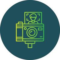 Vlogger Creative Icon Design vector