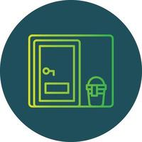 Room Door Creative Icon Design vector