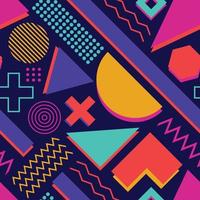 A Series of Seamless Geometric Patterns vector