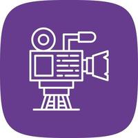 Video Camera Creative Icon Design vector