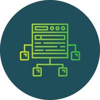 Sitemap Creative Icon Design vector