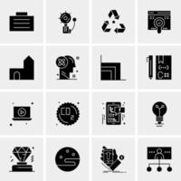 16 Universal Business Icons Vector Creative Icon Illustration to use in web and Mobile Related project