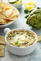 Artichoke spinach dip photo