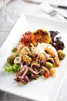 Seafood octopus salad photo