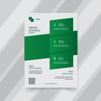 Business a4 flyer template design vector