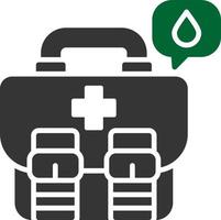 First Aid Kit Creative Icon Design vector