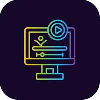 Motion Graphic Creative Icon Design vector