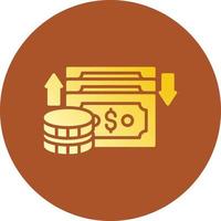 Cash Flow Creative Icon Design vector