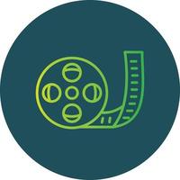 Film Roll Creative Icon Design vector