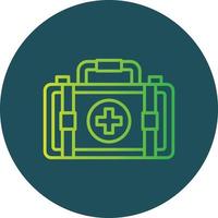 First Aid Kit Creative Icon Design vector