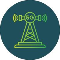 Antenna Creative Icon Design vector