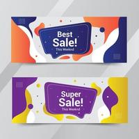 Big sale promotion web banner design vector