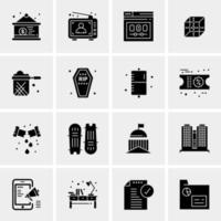 16 Universal Business Icons Vector Creative Icon Illustration to use in web and Mobile Related project