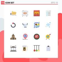 16 Creative Icons Modern Signs and Symbols of reload todo design file web Editable Pack of Creative Vector Design Elements