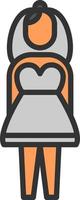 Bride Vector Icon Design