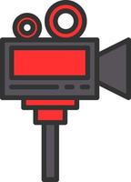 Video Camera Vector Icon Design