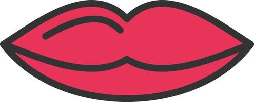 Lips Vector Icon Design