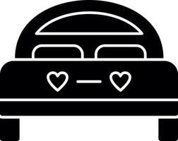 Double Bed Vector Icon Design