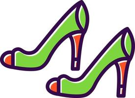 High Heels Vector Icon Design