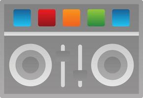 DJ Mixer Vector Icon Design