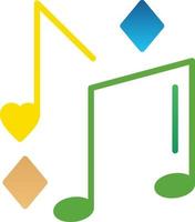 Musical Note Vector Icon Design