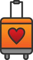Suitcase Vector Icon Design