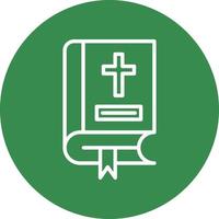 diseño de icono de vector de biblia