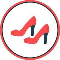 High Heels Vector Icon Design