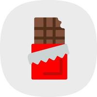 diseño de icono de vector de barra de chocolate