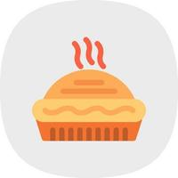 Pie Vector Icon Design
