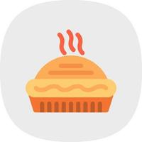 Pie Vector Icon Design