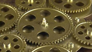 Mechanism Gears And Cogs At Work video