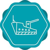 Vessel Line Icon vector