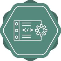Development Line Icon vector