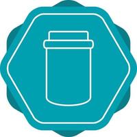 Unique Jam Bottle Vector Line Icon