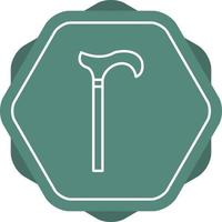 Unique Walking stack Vector Line Icon