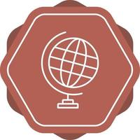 Unique Globe Vector Line Icon